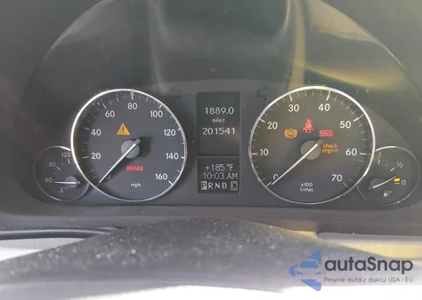 2007 Mercedes-Benz C 230 Sport z USA, uszkodzony, nr VIN WDBRF52H77F878083